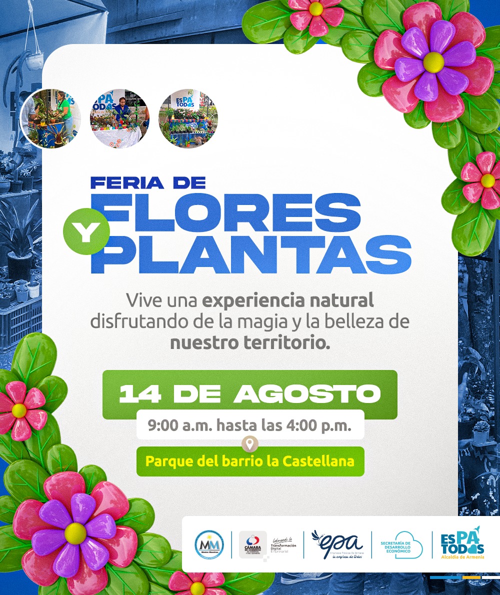 Vive la magia natural de nuestra tierra! Feria de Flores y Plantas, este  domingo en el parque del barrio La Castellana - Informativo Colombia
