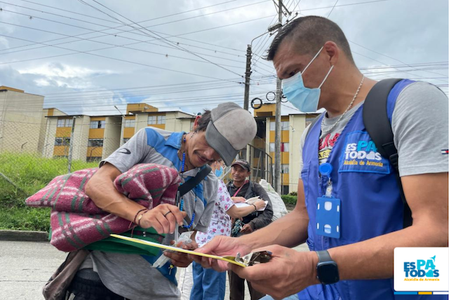 Jornada habitante de calle