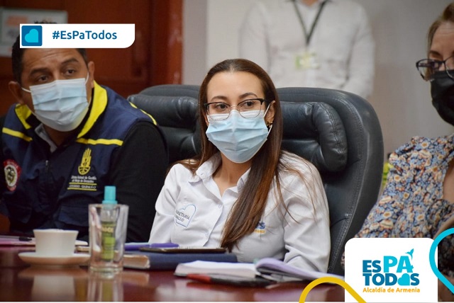 Lina María Gil Tovar secretaria de Salud con frame